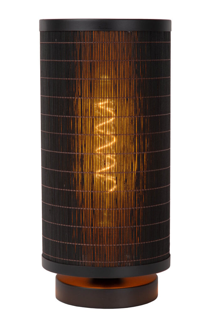 Lucide TAGALOG - Tafellamp - Ø 15 cm - 1xE27 - Zwart Lucide TAGALOG - Tafellamp - Ø 15 cm - 1xE27 - Zwart