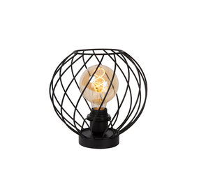 Lucide DANZA - Tafellamp - Ø 25 cm - 1xE27 - Zwart Lucide DANZA - Tafellamp - Ø 25 cm - 1xE27 - Zwart