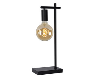 Lucide LEANNE - Tafellamp - 1xE27 - Zwart Lucide LEANNE - Tafellamp - 1xE27 - Zwart