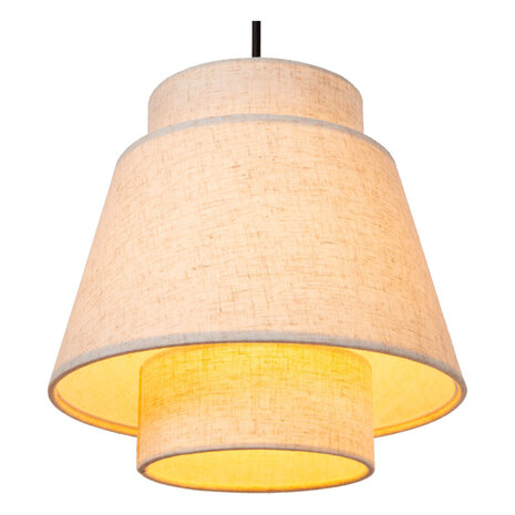 Lucide TRIBUTE - Hanglamp - 3xE27 - Beige Lucide TRIBUTE - Hanglamp - 3xE27 - Beige