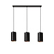 Lucide ALMELO - Hanglamp - 3xE27 - Zwart Lucide ALMELO - Hanglamp - 3xE27 - Zwart