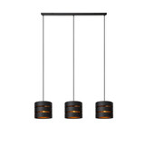 Lucide ROSAS - Hanglamp - 3xE27 - Zwart Lucide ROSAS - Hanglamp - 3xE27 - Zwart
