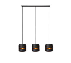 Lucide ROSAS - Hanglamp - 3xE27 - Zwart Lucide ROSAS - Hanglamp - 3xE27 - Zwart