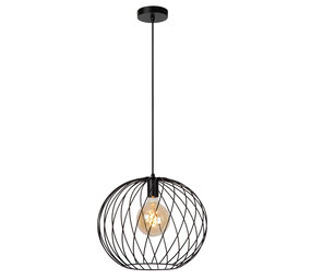 Lucide DANZA - Hanglamp - Ø 40 cm - 1xE27 - Zwart Lucide DANZA - Hanglamp - Ø 40 cm - 1xE27 - Zwart