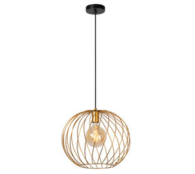 Lucide DANZA - Hanglamp - Ø 40 cm - 1xE27 - Mat Goud / Messing Lucide DANZA - Hanglamp - Ø 40 cm - 1xE27 - Mat Goud / Messing