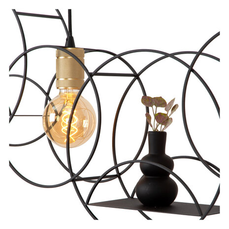 Lucide CIRCLE - Hanglamp - 3xE27 - Zwart Lucide CIRCLE - Hanglamp - 3xE27 - Zwart