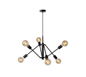 Lucide LESTER - Hanglamp - 6xE27 - Zwart Lucide LESTER - Hanglamp - 6xE27 - Zwart