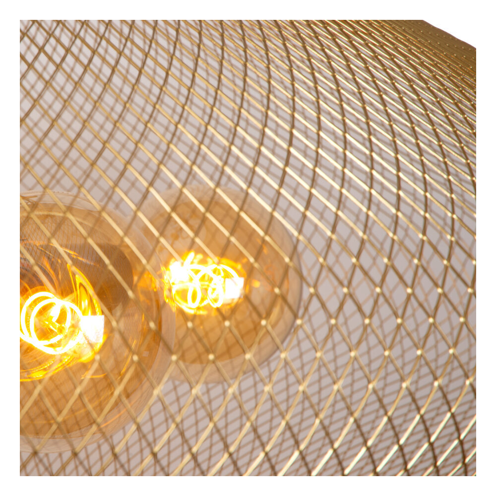 Lucide MESH - Hanglamp - Ø 85 cm - 3xE27 - Mat Goud / Messing Lucide MESH - Hanglamp - Ø 85 cm - 3xE27 - Mat Goud / Messing