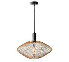 Lucide MESH - Hanglamp - Ø 45 cm - 1xE27 - Mat Goud / Messing Lucide MESH - Hanglamp - Ø 45 cm - 1xE27 - Mat Goud / Messing