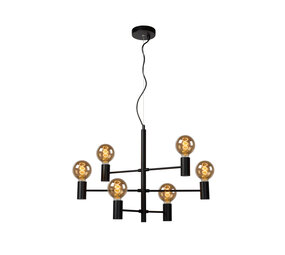 Lucide LEANNE - Hanglamp - 6xE27 - Zwart