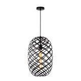Lucide WOLFRAM - Hanglamp - Ø 32 cm - 1xE27 - Zwart Lucide WOLFRAM - Hanglamp - Ø 32 cm - 1xE27 - Zwart