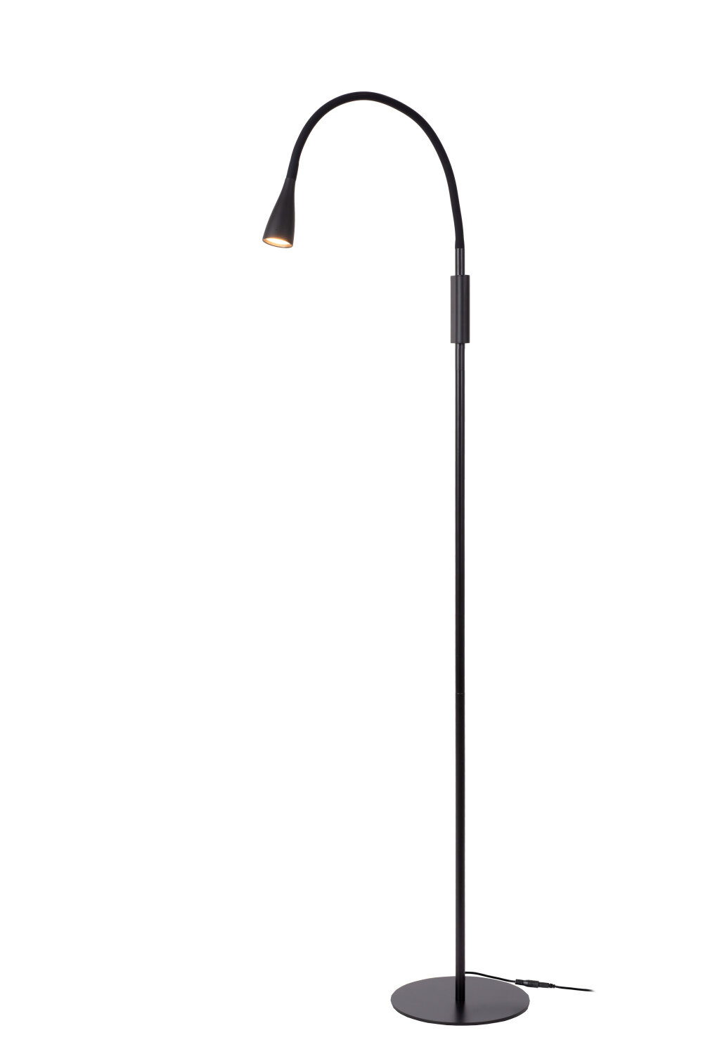 Lucide ZOZY - Leeslamp - LED 3 StepDim - 1x4W 3000K - Zwart