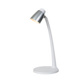 Lucide LUDO - Bureaulamp - LED - 1x4,5W 3000K - Wit Lucide LUDO - Bureaulamp - LED - 1x4,5W 3000K - Wit