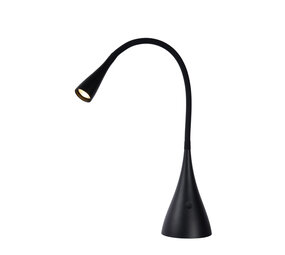 Lucide ZOZY - Bureaulamp - LED 3 StepDim - 1x4W 3000K - Zwart Lucide ZOZY - Bureaulamp - LED 3 StepDim - 1x4W 3000K - Zwart