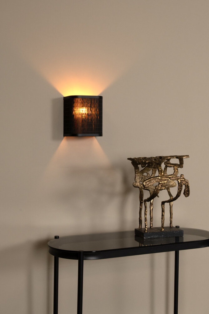 Lucide TAGALOG - Wandlamp - 1xE27 - Zwart Lucide TAGALOG - Wandlamp - 1xE27 - Zwart