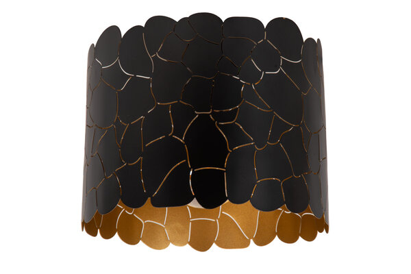 Lucide ALMELO - Plafonnière - Ø 25,5 cm - 1xE27 - Zwart