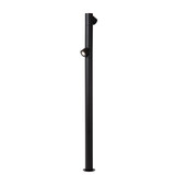 Lucide IBAMBA - Sokkellamp - LED - 2x6W 3000K - IP65 - Zwart Lucide IBAMBA - Sokkellamp - LED - 2x6W 3000K - IP65 - Zwart