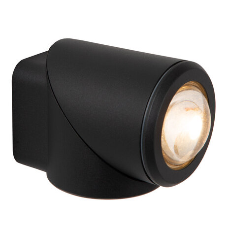 Lucide ERIN - Wandspot / Wandlamp Binnen/Buiten - LED - 1x5W 2700K - IP65 - Zwart Lucide ERIN - Wandspot / Wandlamp Binnen/Buiten - LED - 1x5W 2700K - IP65 - Zwart