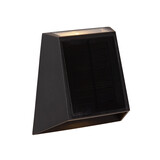 Lucide LUTON - Wandlamp - Zonne-energie - LED Dimb. - 1x1W 2850K/3150K - IP54 - Beweging & dag/nacht sensor - Zwart Lucide LUTON - Wandlamp - Zonne-energie - LED Dimb. - 1x1W 2850K/3150K - IP54 - Beweging & dag/nacht sensor - Zwart