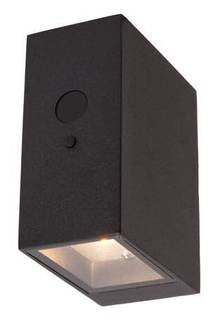 Lucide BOLTON - Wandlamp - Zonne-energie - LED Dimb. - 1x1W 3000K - IP54 - Beweging & dag/nacht sensor - Zwart Lucide BOLTON - Wandlamp - Zonne-energie - LED Dimb. - 1x1W 3000K - IP54 - Beweging & dag/nacht sensor - Zwart