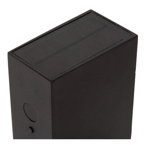 Lucide BOLTON - Wandlamp - Zonne-energie - LED Dimb. - 1x1W 3000K - IP54 - Beweging & dag/nacht sensor - Zwart Lucide BOLTON - Wandlamp - Zonne-energie - LED Dimb. - 1x1W 3000K - IP54 - Beweging & dag/nacht sensor - Zwart