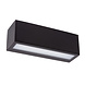 Lucide SUTTON - Wandlamp - Zonne-energie - LED - 1x2W 2850K/3150K - IP54 - Dag/nacht sensor - Zwart