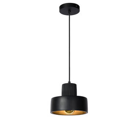 Lucide OPHELIA - Hanglamp - Ø 20 cm - 1xE27 - Zwart Lucide OPHELIA - Hanglamp - Ø 20 cm - 1xE27 - Zwart