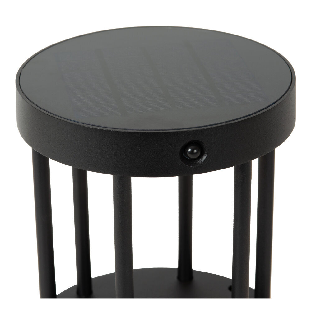 Lucide JACKSON - Sokkellamp - Zonne-energie - Ø 16 cm - LED Dimb. - 1x2W 3000K - IP54 - Beweging & dag/nacht sensor - Zwart Lucide JACKSON - Sokkellamp - Zonne-energie - Ø 16 cm - LED Dimb. - 1x2W 3000K - IP54 - Beweging & dag/nacht sensor - Zwart