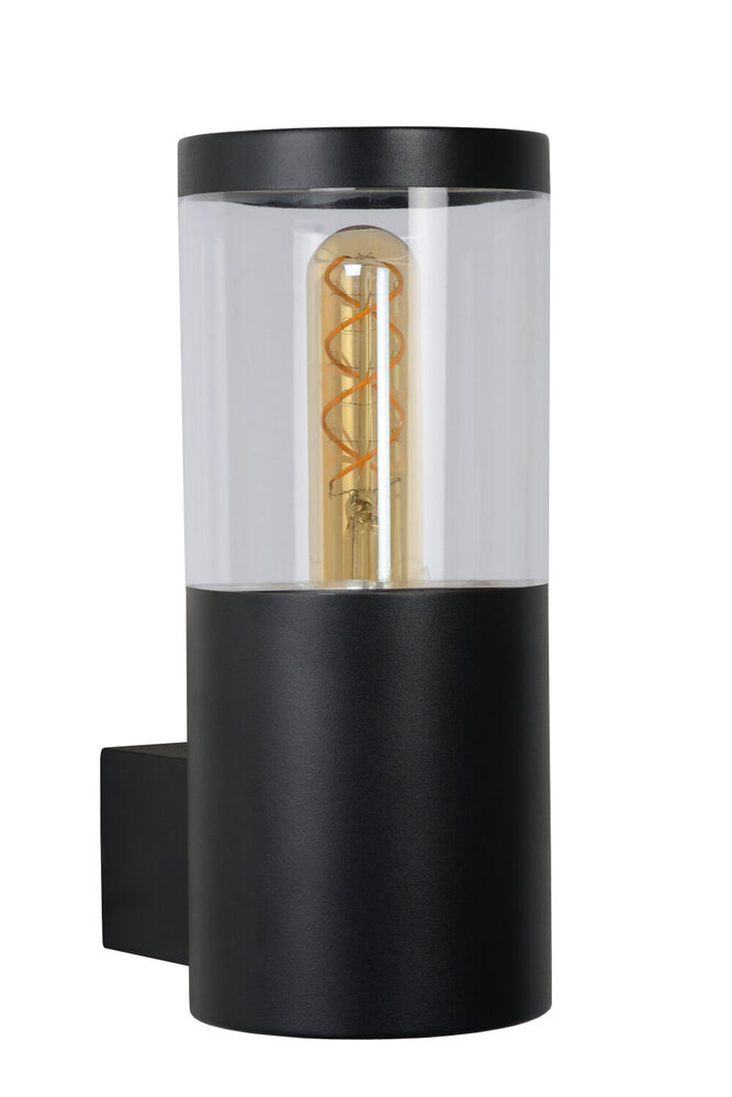 Lucide FEDOR - Wandlamp Binnen/Buiten - 1xE27 - IP44 - Zwart Lucide FEDOR - Wandlamp Binnen/Buiten - 1xE27 - IP44 - Zwart