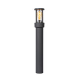 Lucide LORI - Sokkellamp - 1xE27 - IP44 - Dag/nacht sensor - Antraciet Lucide LORI - Sokkellamp - 1xE27 - IP44 - Dag/nacht sensor - Antraciet