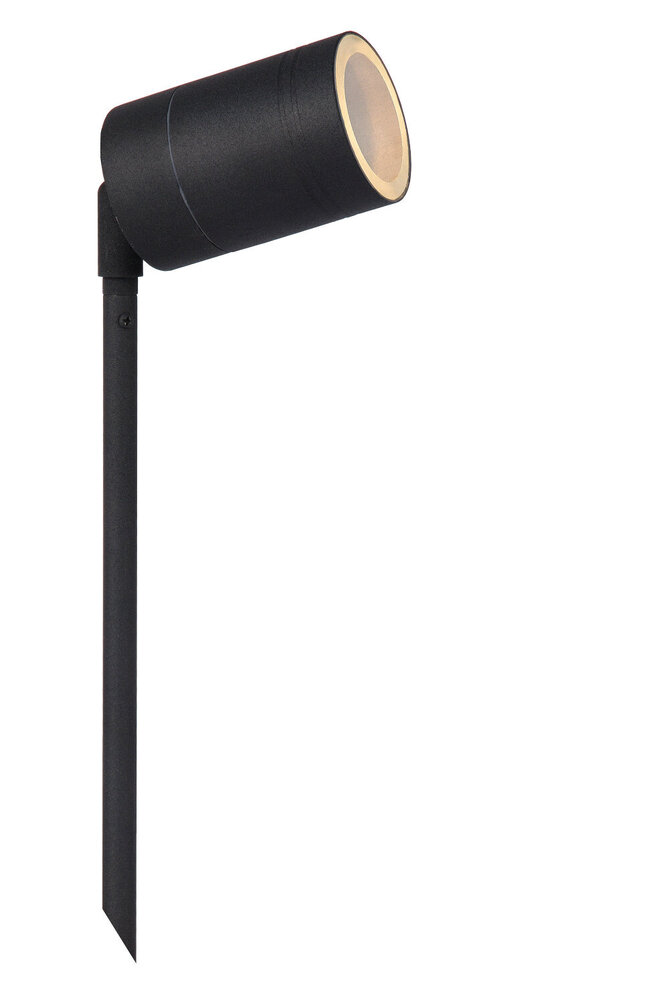 Lucide ARNE-LED - Tuinspot - Ø 6,3 cm - LED - GU10 (MR16) - 1x5W 2700K - IP44 - Zwart