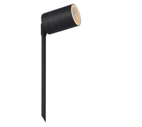 Lucide ARNE-LED - Tuinspot - Ø 6,3 cm - LED - GU10 (MR16) - 1x5W 2700K - IP44 - Zwart