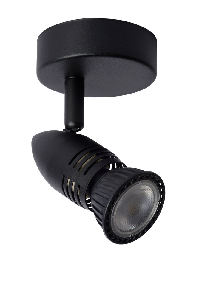 Lucide CARO - Plafondspot - Ø 9 cm - 1xGU10 - Zwart Lucide CARO - Plafondspot - Ø 9 cm - 1xGU10 - Zwart