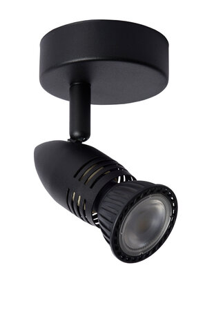 Lucide CARO - Plafondspot - Ø 9 cm - 1xGU10 - Zwart Lucide CARO - Plafondspot - Ø 9 cm - 1xGU10 - Zwart
