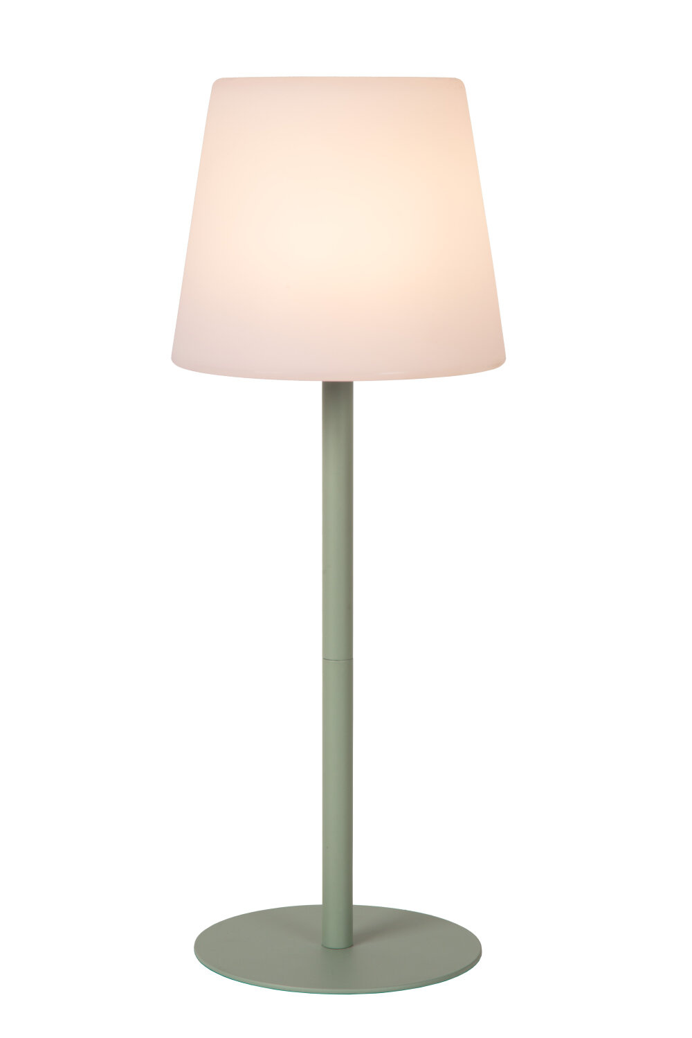Lucide TYON - Oplaadbare Tafellamp Binnen/Buiten - Accu/Batterij - LED Dimb. - 1x2W 2700K - IP65 - Groen