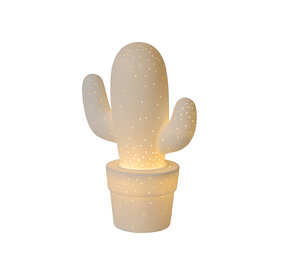Lucide CACTUS - Tafellamp - 1xE14 - Wit Lucide CACTUS - Tafellamp - 1xE14 - Wit