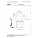 Lucide CACTUS - Tafellamp - 1xE14 - Wit Lucide CACTUS - Tafellamp - 1xE14 - Wit