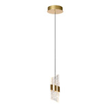 Lucide KLIGANDE - Hanglamp - Ø 13 cm - LED - 1x9W 2700K - Mat Goud / Messing Lucide KLIGANDE - Hanglamp - Ø 13 cm - LED - 1x9W 2700K - Mat Goud / Messing