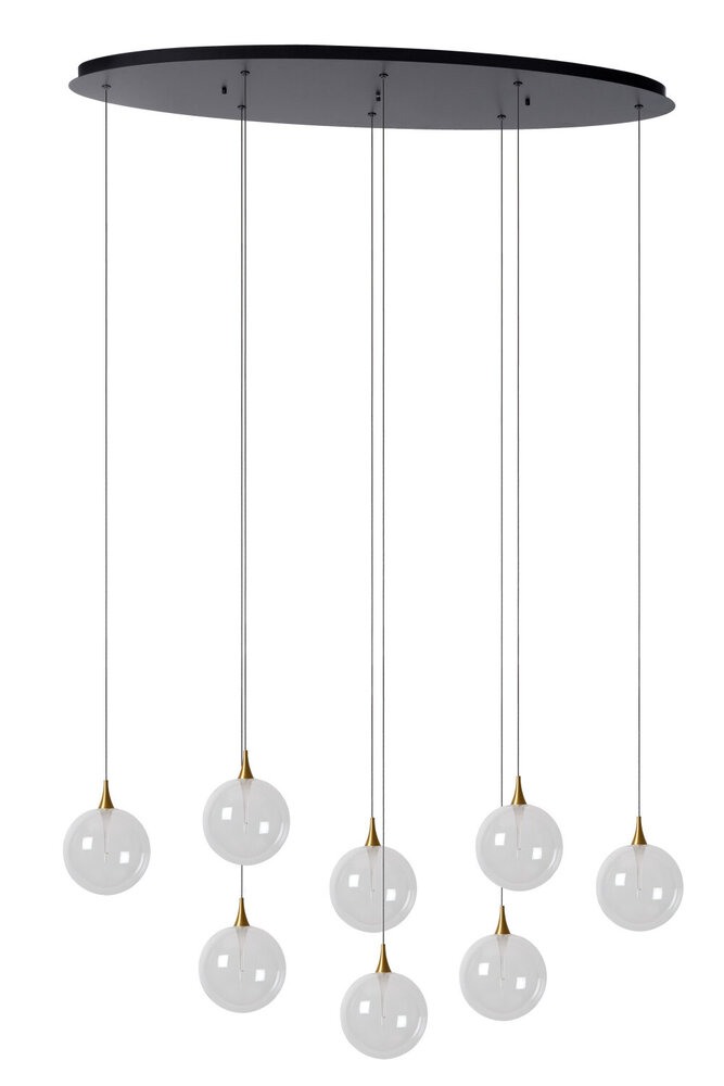 Lucide GISELA - Hanglamp - LED Dimb. - 8x3,9W 2700K - Transparant | Premium Lucide GISELA - Hanglamp - LED Dimb. - 8x3,9W 2700K - Transparant | Premium