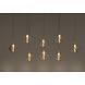Lucide GISELA - Hanglamp - LED Dimb. - 8x3,9W 2700K - Transparant | Premium Lucide GISELA - Hanglamp - LED Dimb. - 8x3,9W 2700K - Transparant | Premium
