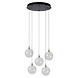 Lucide GISELA - Hanglamp - Ø 48 cm - LED Dimb. - 5x3,8W 2700K - Transparant | Premium Lucide GISELA - Hanglamp - Ø 48 cm - LED Dimb. - 5x3,8W 2700K - Transparant | Premium