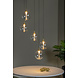 Lucide GISELA - Hanglamp - Ø 48 cm - LED Dimb. - 5x3,8W 2700K - Transparant | Premium Lucide GISELA - Hanglamp - Ø 48 cm - LED Dimb. - 5x3,8W 2700K - Transparant | Premium