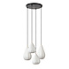 Lucide CINZIA - Hanglamp - Ø 55,5 cm - 4xE27 - Wit Lucide CINZIA - Hanglamp - Ø 55,5 cm - 4xE27 - Wit