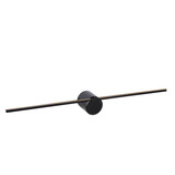 Lucide MIZAR - Wandlamp Badkamer - LED - 1x6W 2700K - IP44 - Zwart Lucide MIZAR - Wandlamp Badkamer - LED - 1x6W 2700K - IP44 - Zwart