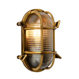 Lucide DUDLEY - Wandlamp Binnen/Buiten - 1xE27 - IP65 - Mat Goud / Messing Lucide DUDLEY - Wandlamp Binnen/Buiten - 1xE27 - IP65 - Mat Goud / Messing