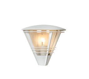 Lucide LIVIA - Wandlamp Binnen/Buiten - 1xE27 - IP44 - Wit Lucide LIVIA - Wandlamp Binnen/Buiten - 1xE27 - IP44 - Wit