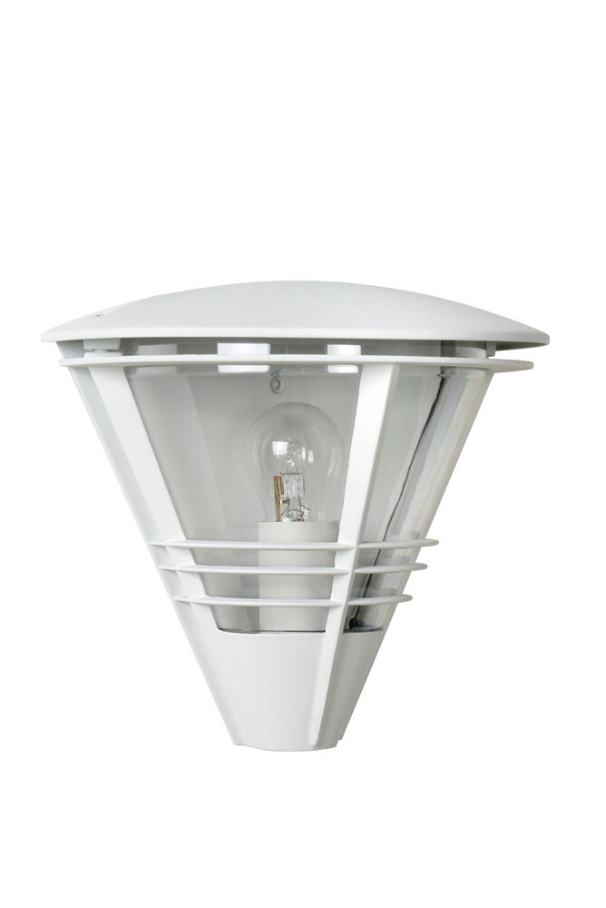 Lucide LIVIA - Wandlamp Binnen/Buiten - 1xE27 - IP44 - Wit