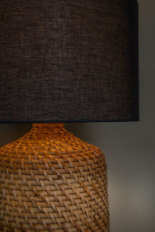 Lucide ARRAH - Tafellamp - Ø 35 cm - 1xE27 - Naturel | Premium