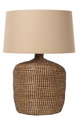 Lucide AMBALA - Tafellamp - Ø 35 cm - 1xE27 - Naturel | Premium Lucide AMBALA - Tafellamp - Ø 35 cm - 1xE27 - Naturel | Premium