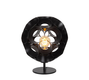 Lucide HANNELORE - Tafellamp - Ø 25 cm - 1xE27 - Zwart Lucide HANNELORE - Tafellamp - Ø 25 cm - 1xE27 - Zwart